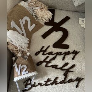 Half Birthday Decoration Set for baby